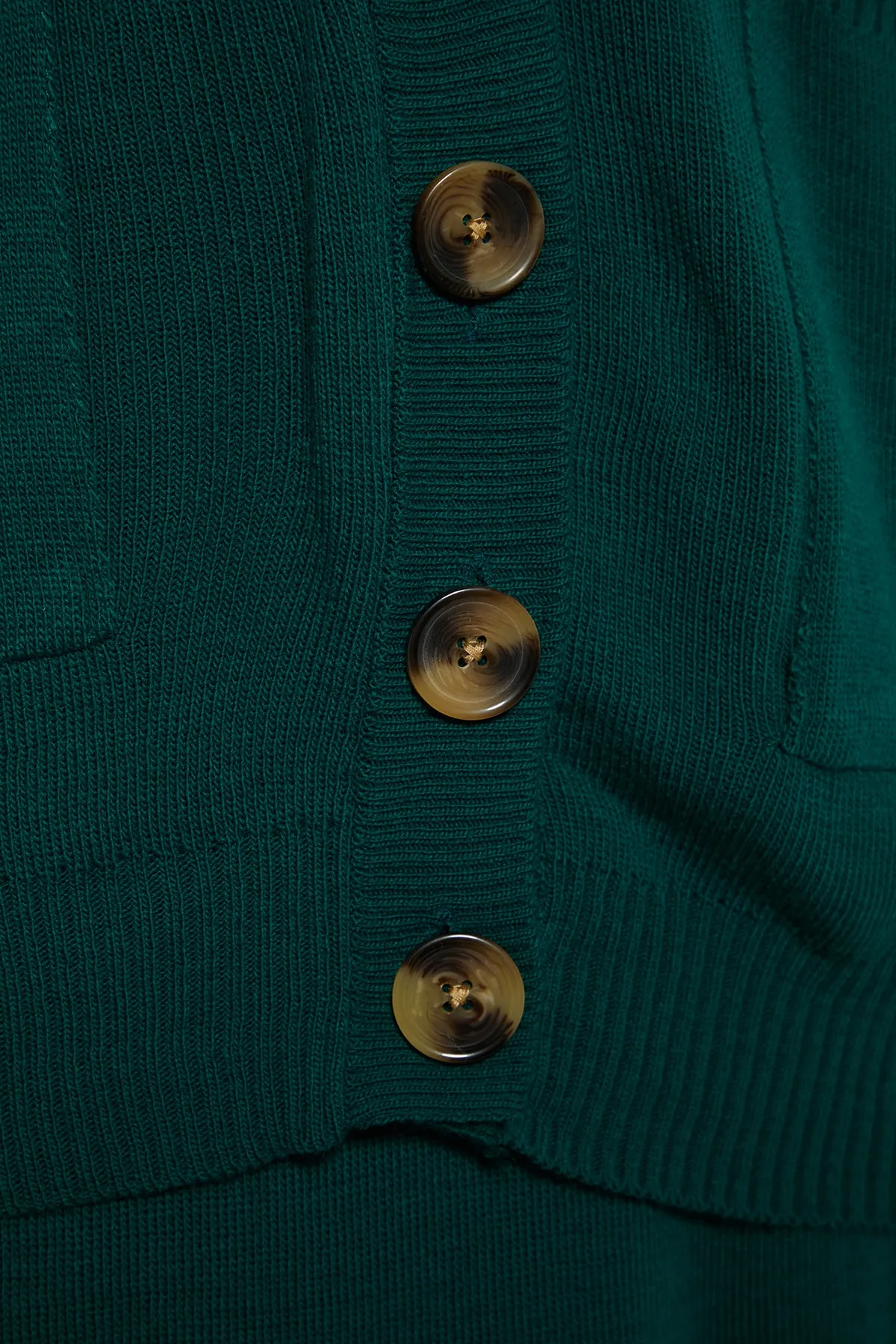 Trendyol Collection  Smaragdgrünes Strickoberteil- und -unterteil-Set TWOAW23AU00029
