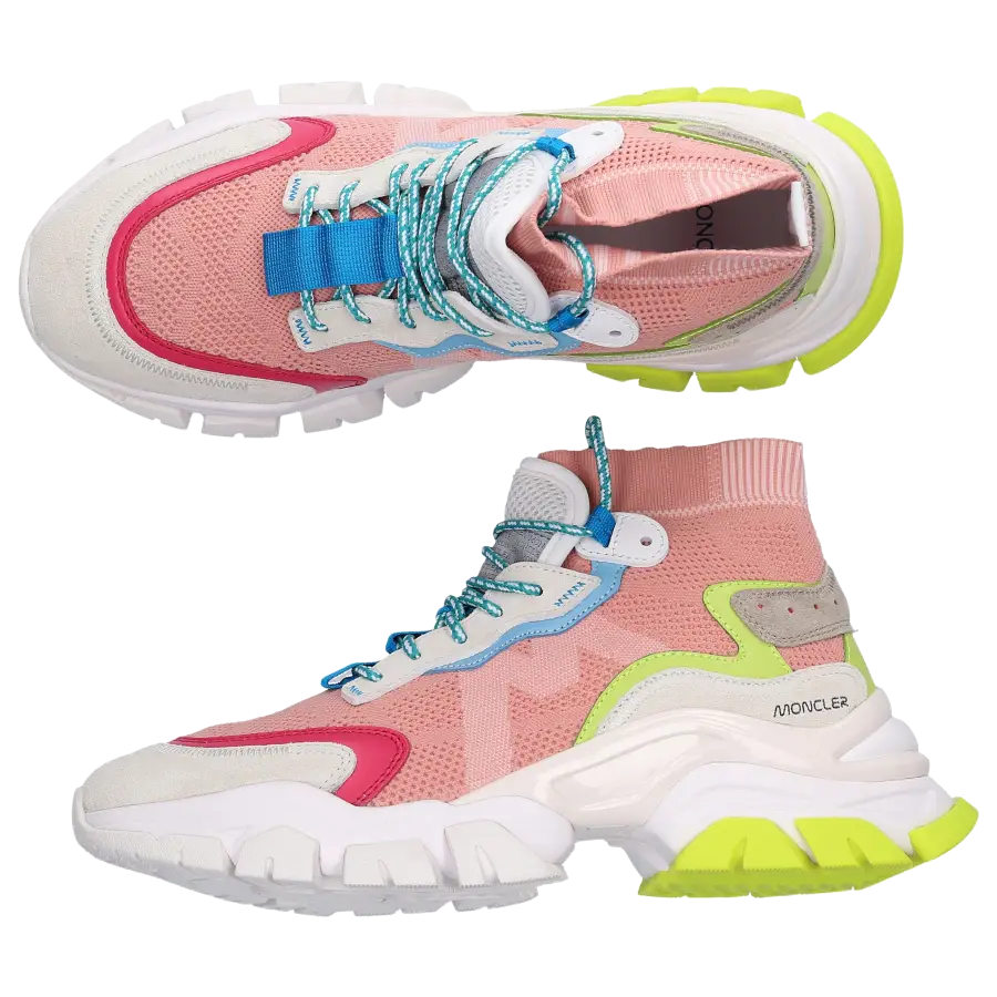 Moncler - Sneaker high LEAVE NO TRACE HIG Polyester - pink