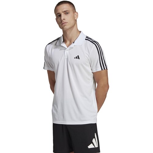HERREN POLO TRAIN ESSENTIALS PIQUÉ 3-STREIFEN TRAINING