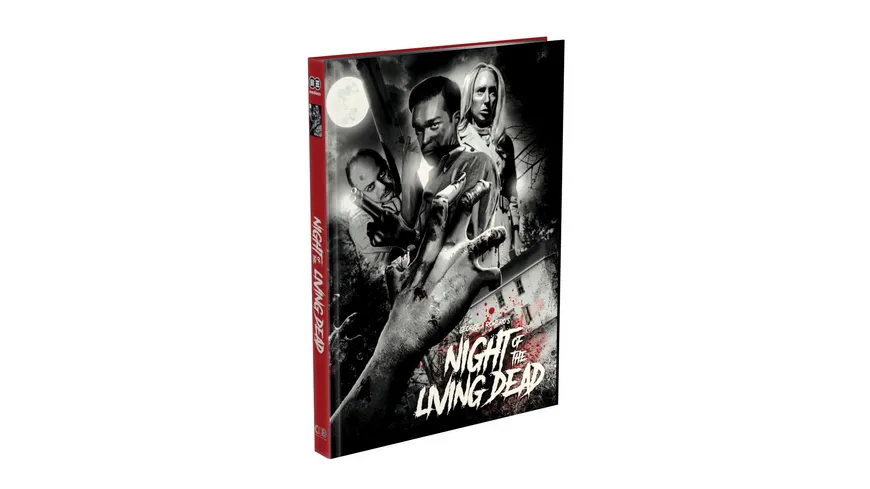 DIE NACHT DER LEBENDEN TOTEN (1968) (Neue Synchro) - 2-Disc Mediabook Cover C (Blu-ray + DVD) Limited 500 Edition - Uncut