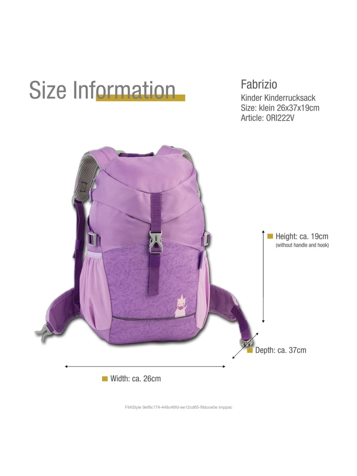 Fabrizio Kinderrucksack Polyester, recycelt ca. 26cm breit ca. 19cm hoch günstig kaufen onesize