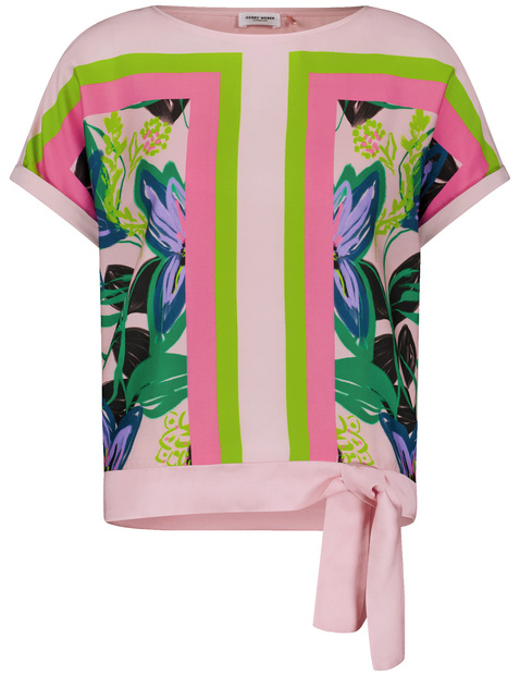 Blusenshirt mit Bindedetail