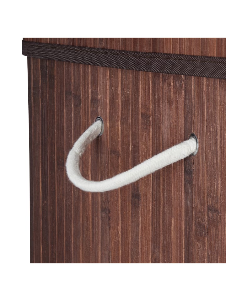 relaxdays Wäschekorb in Braun - (B)55 x (H)63 x (T)35 cm günstig kaufen onesize