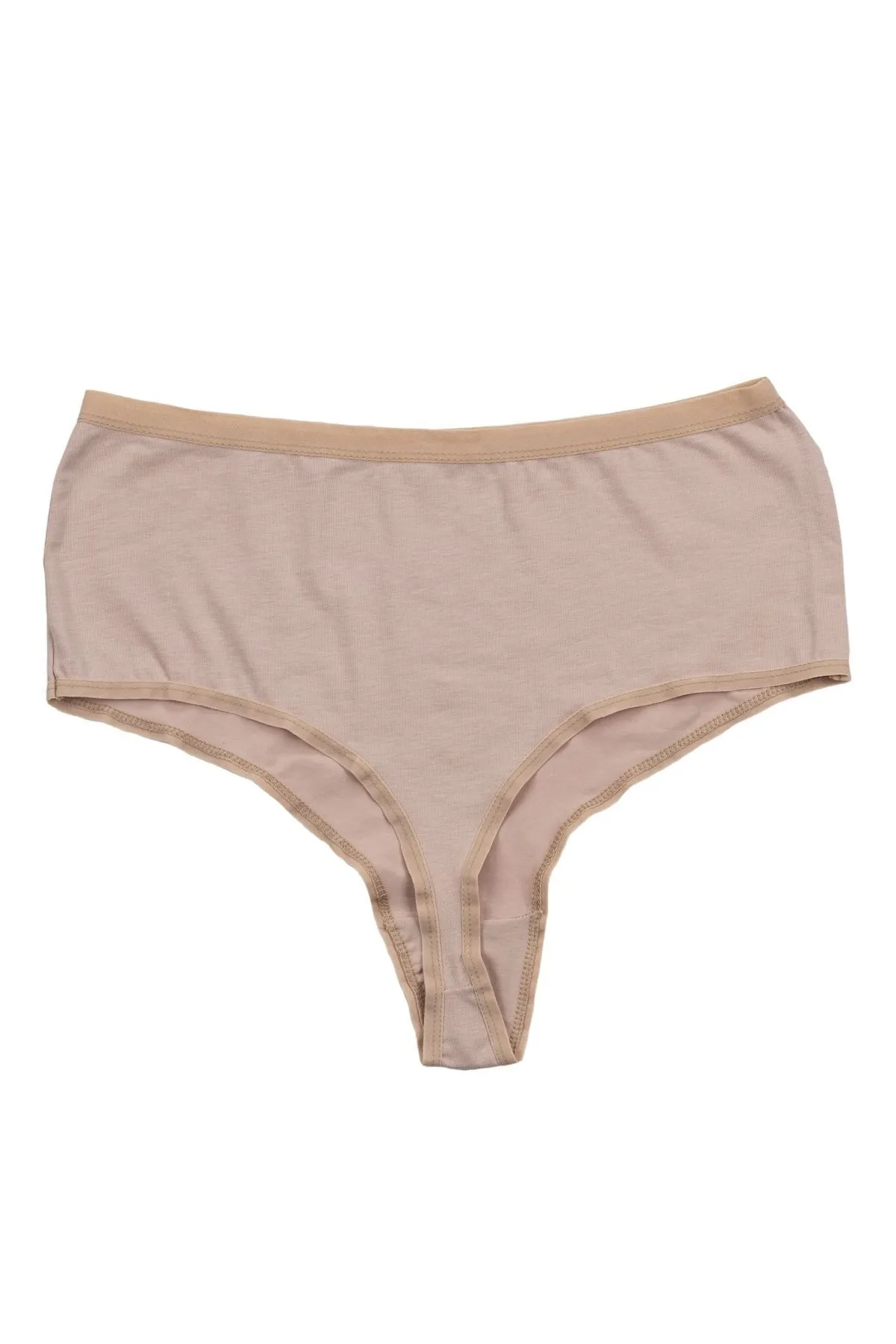 Nicoletta  Damenhöschen, Tanga mit hoher Taille, große Größe, 5er-Pack, 10 Stück