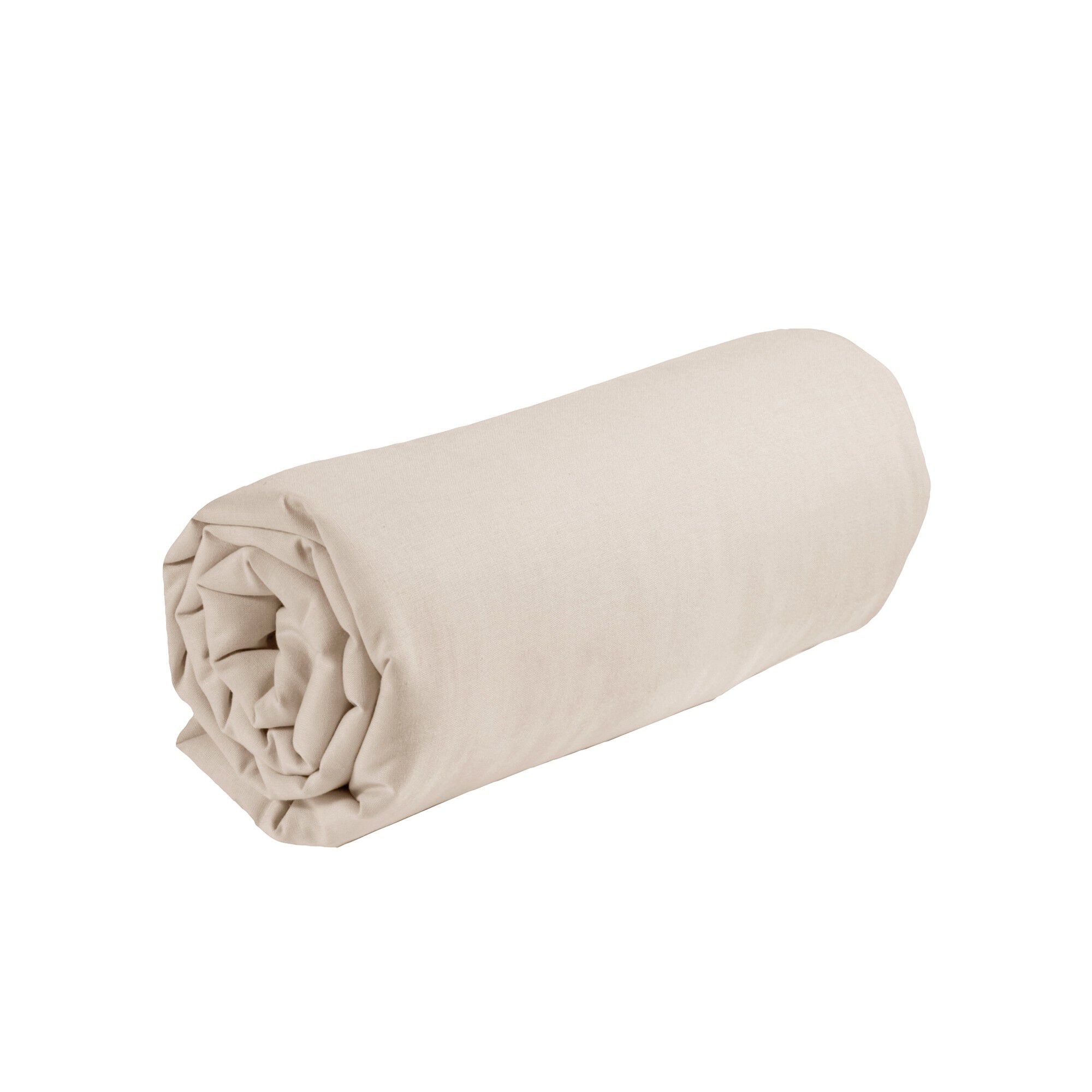 Drap-housse uni coton bonnet 32 cm