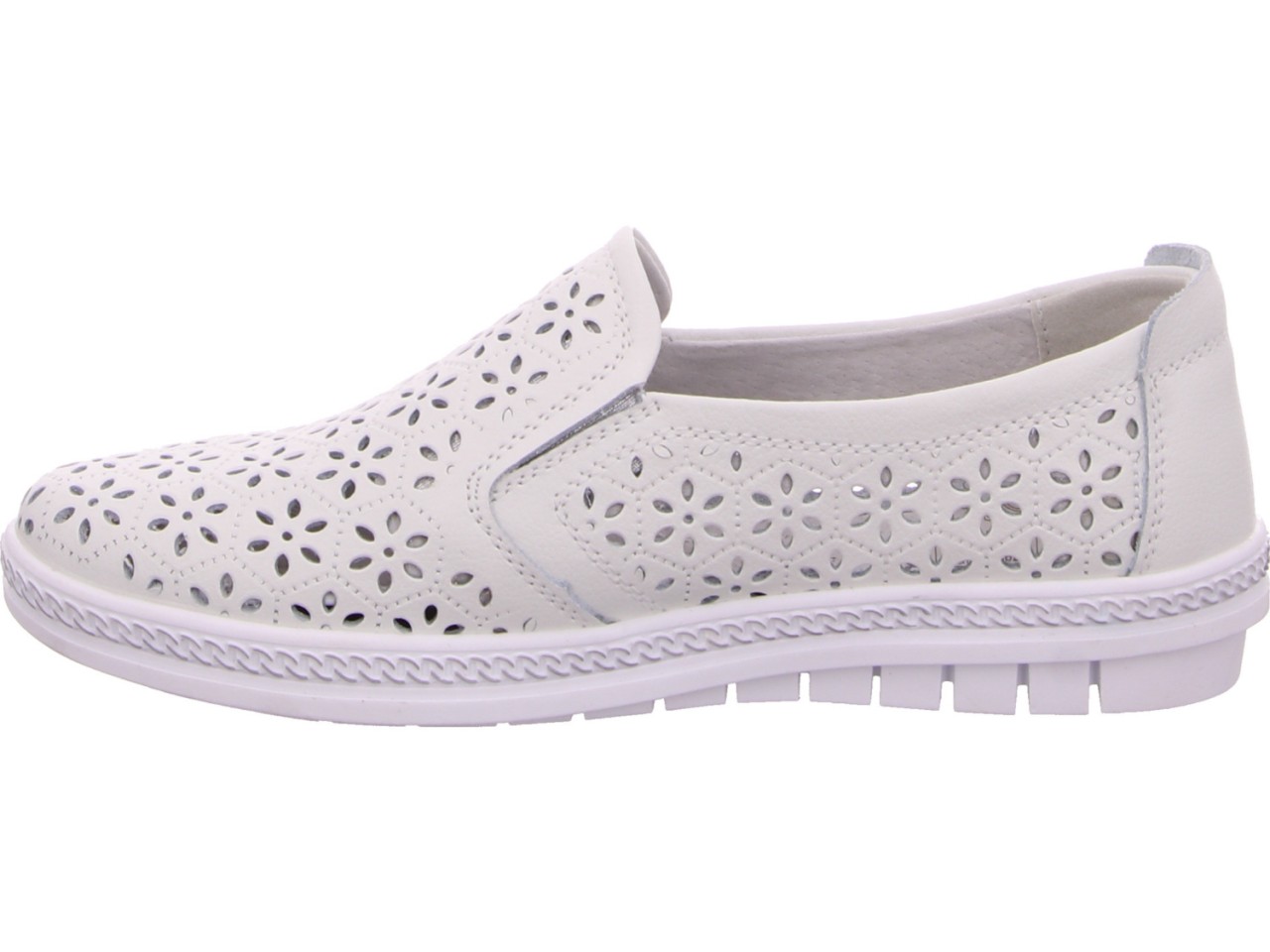 DIVERSE Sportliche Slipper weiss
