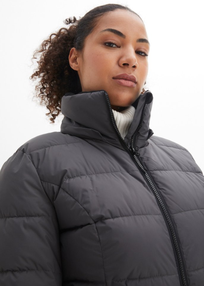 Outdoor-Steppjacke mit bedrucktem Futter