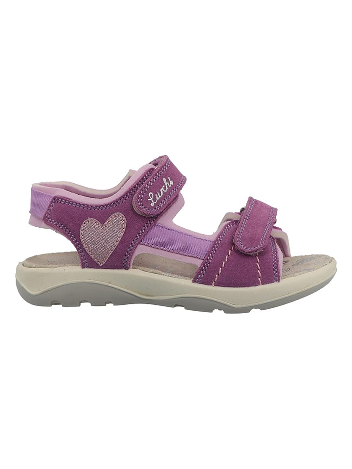 Lurchi Leder-Sandalen in Violett günstig kaufen