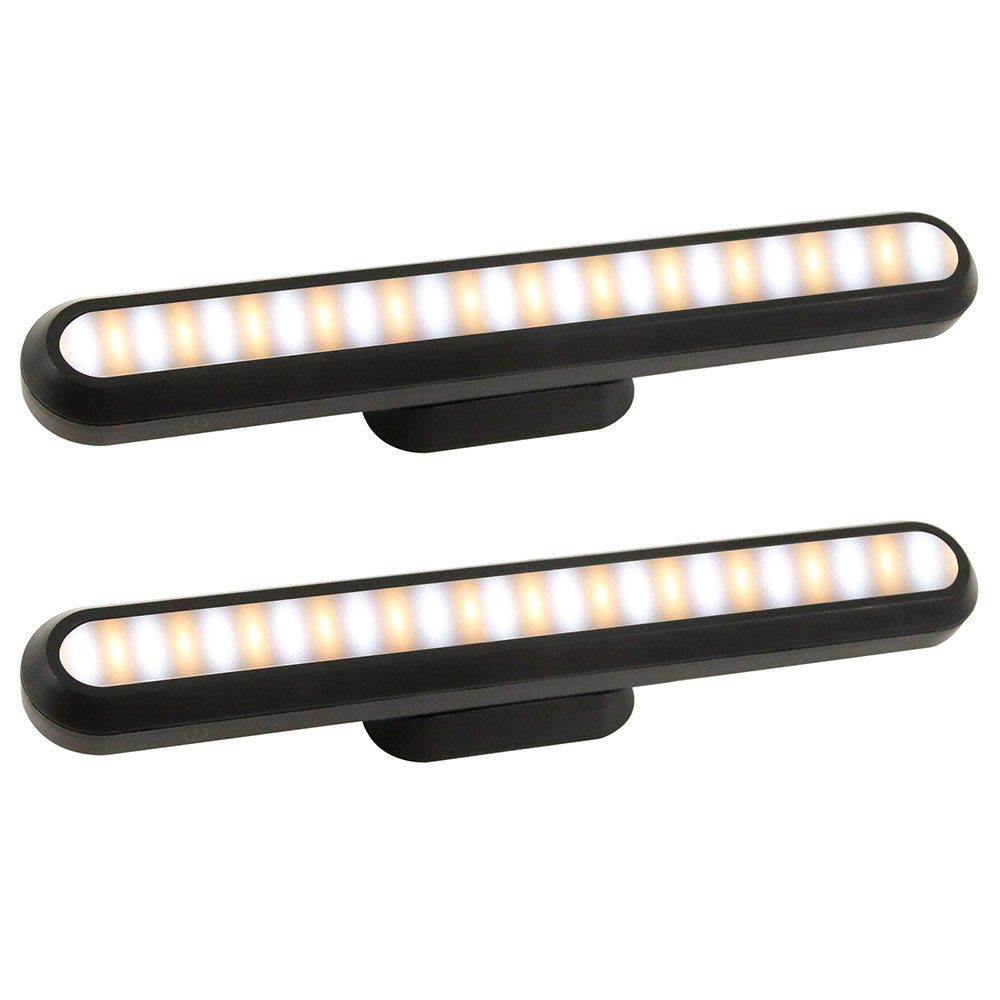 Sunicol LED Unterbauleuchte Dimmbar, Berührungssteuerung/Fernbedienung, Magnetisch montiert, Kaltweiß, Warmweiß, Naturweiß, für Heim Büro Küche Schlafzimmer Loft Schrank Beleuchtung, Wiederaufladbar Batteriebetrieben, Schreibtischlampe Buchlampen