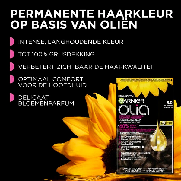 Garnier Olia 6.60 Intenzív Piros tartós krémhajfesték