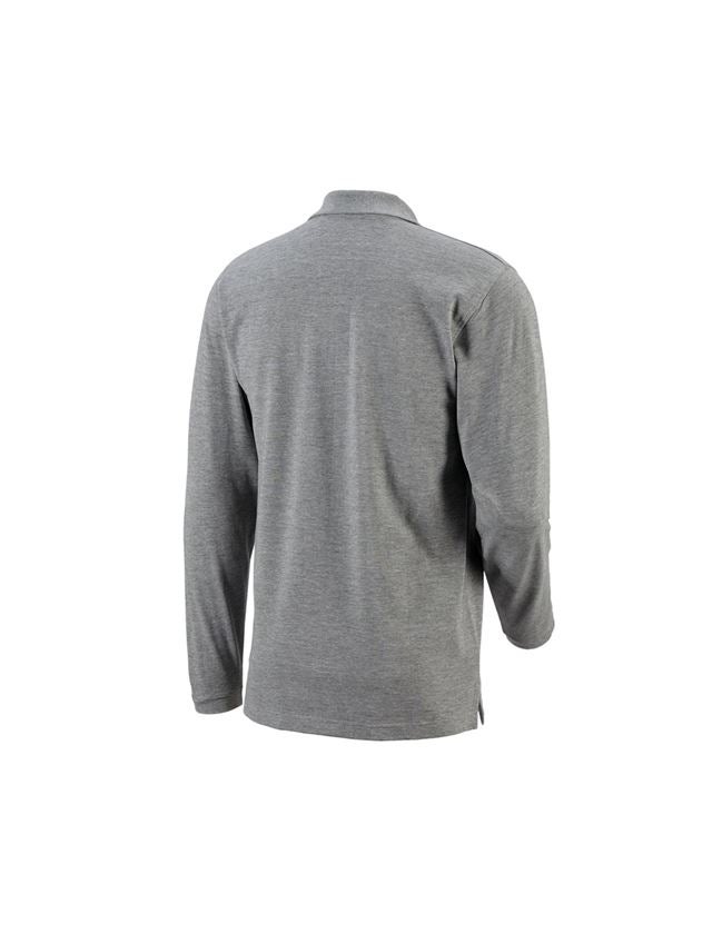 e.s. Longsleeve-Polo cotton Pocket