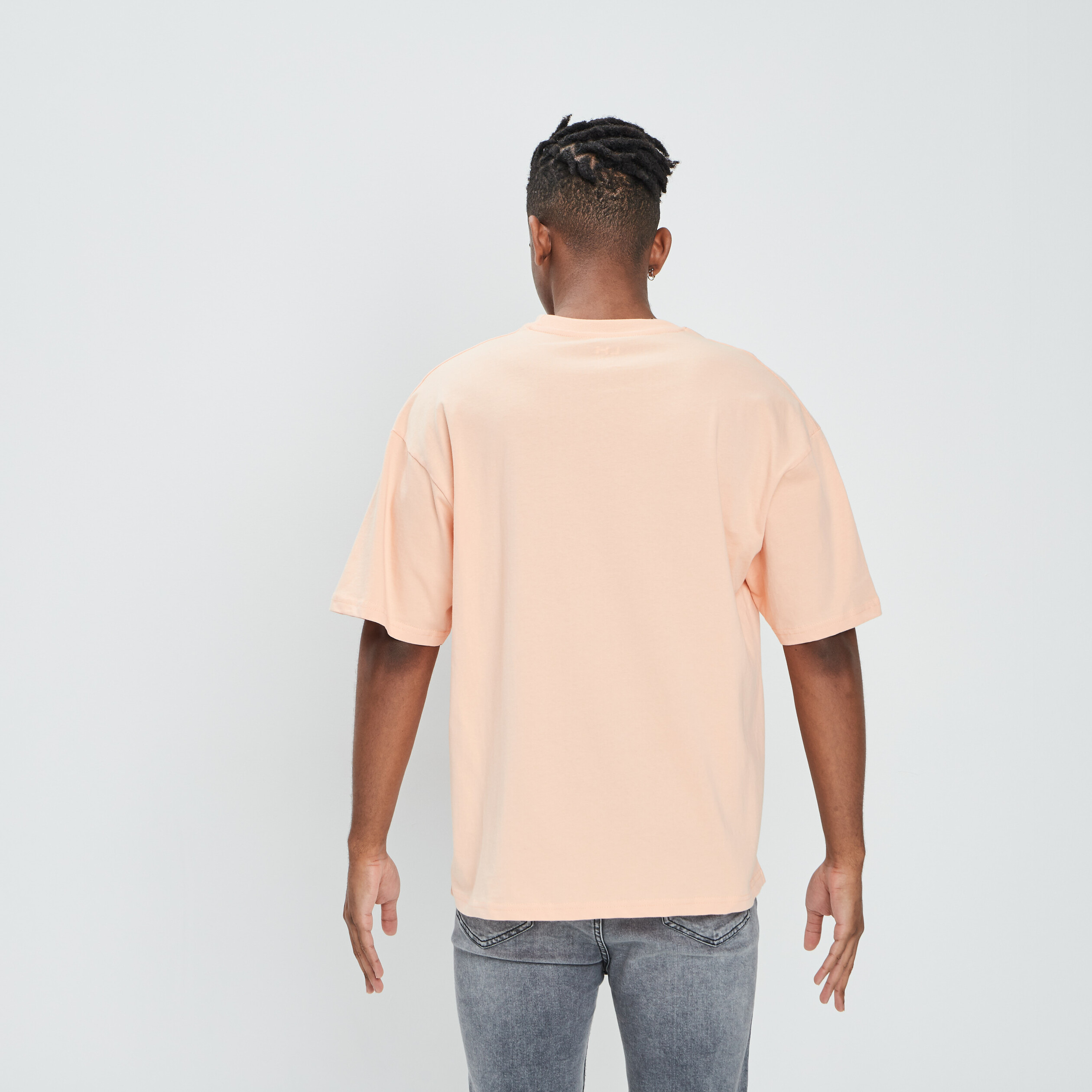 T-shirt manches courtes orange clair homme | La Halle