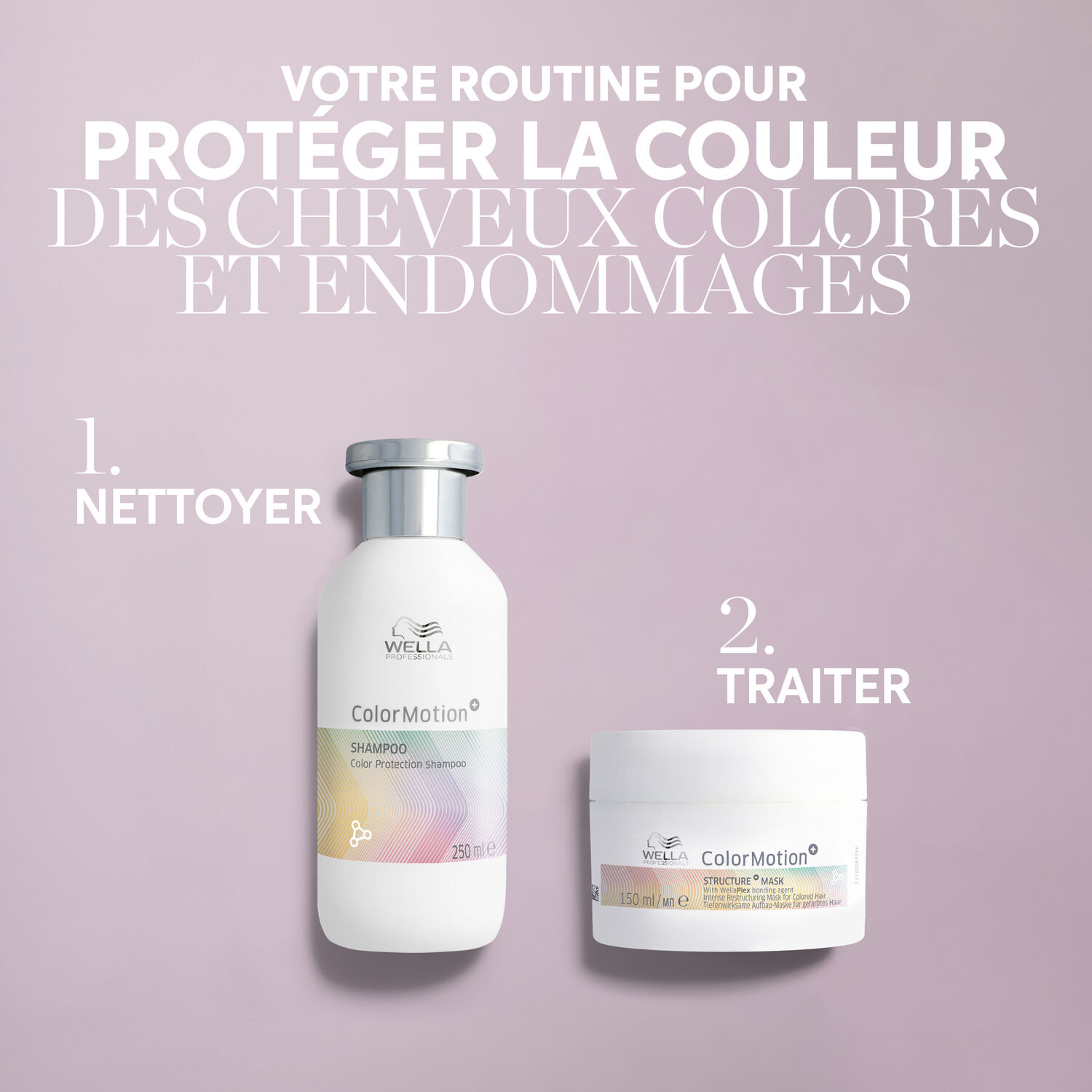 Wella Color Motion+ Structure Mask Masque Cheveux Colorés