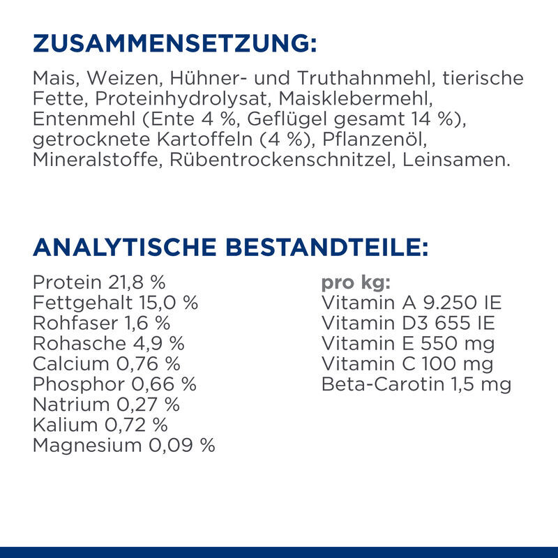 Hill's Hundetrockenfutter Hill's SCIENCE PLAN Culinary Creations Adult mit Ente und Kartoffeln 2x14 kg