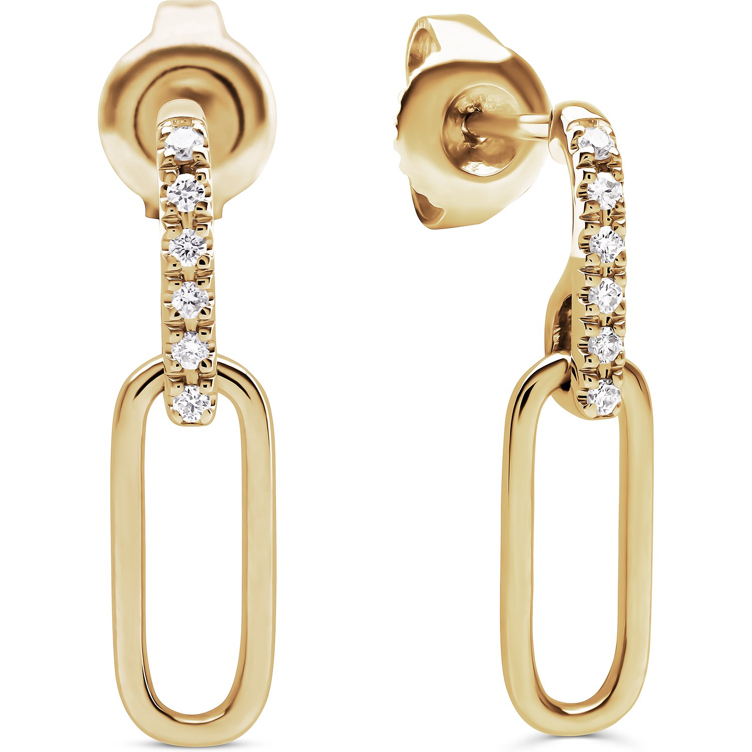 Ohrstecker 375er Gelbgold