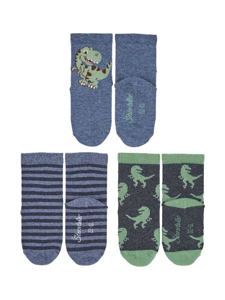 Sterntaler Socken 3er-Pack Dino in ecru günstig kaufen