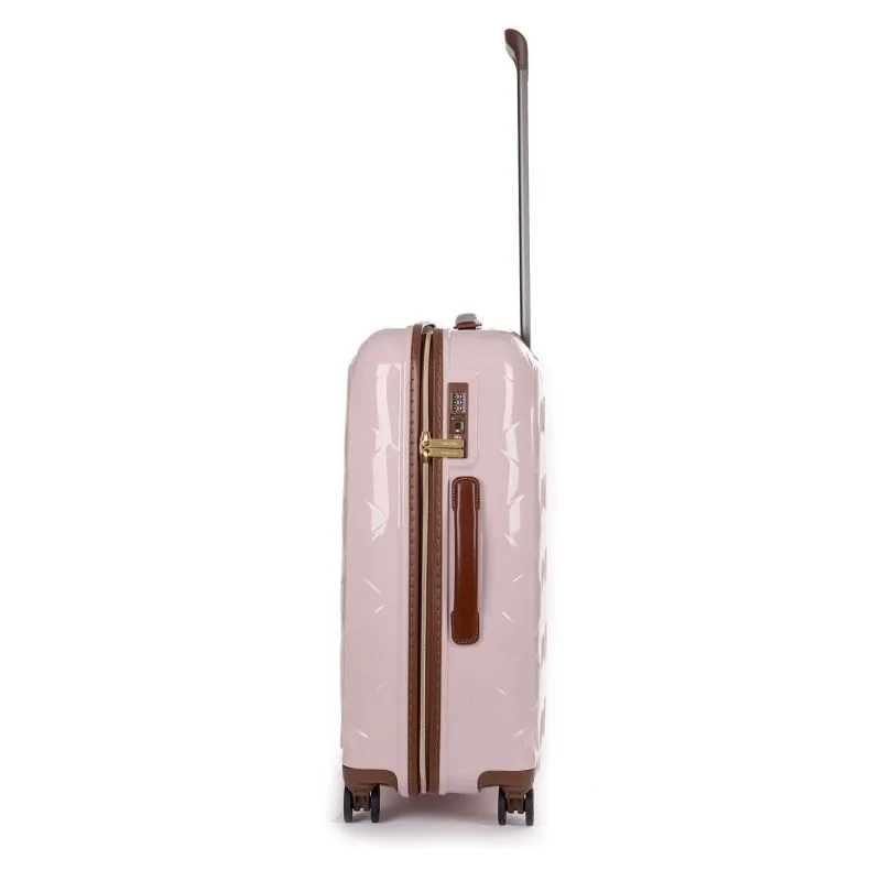Stratic Leather&More - Hartschalen-Koffer M (bis 66cm) - rose