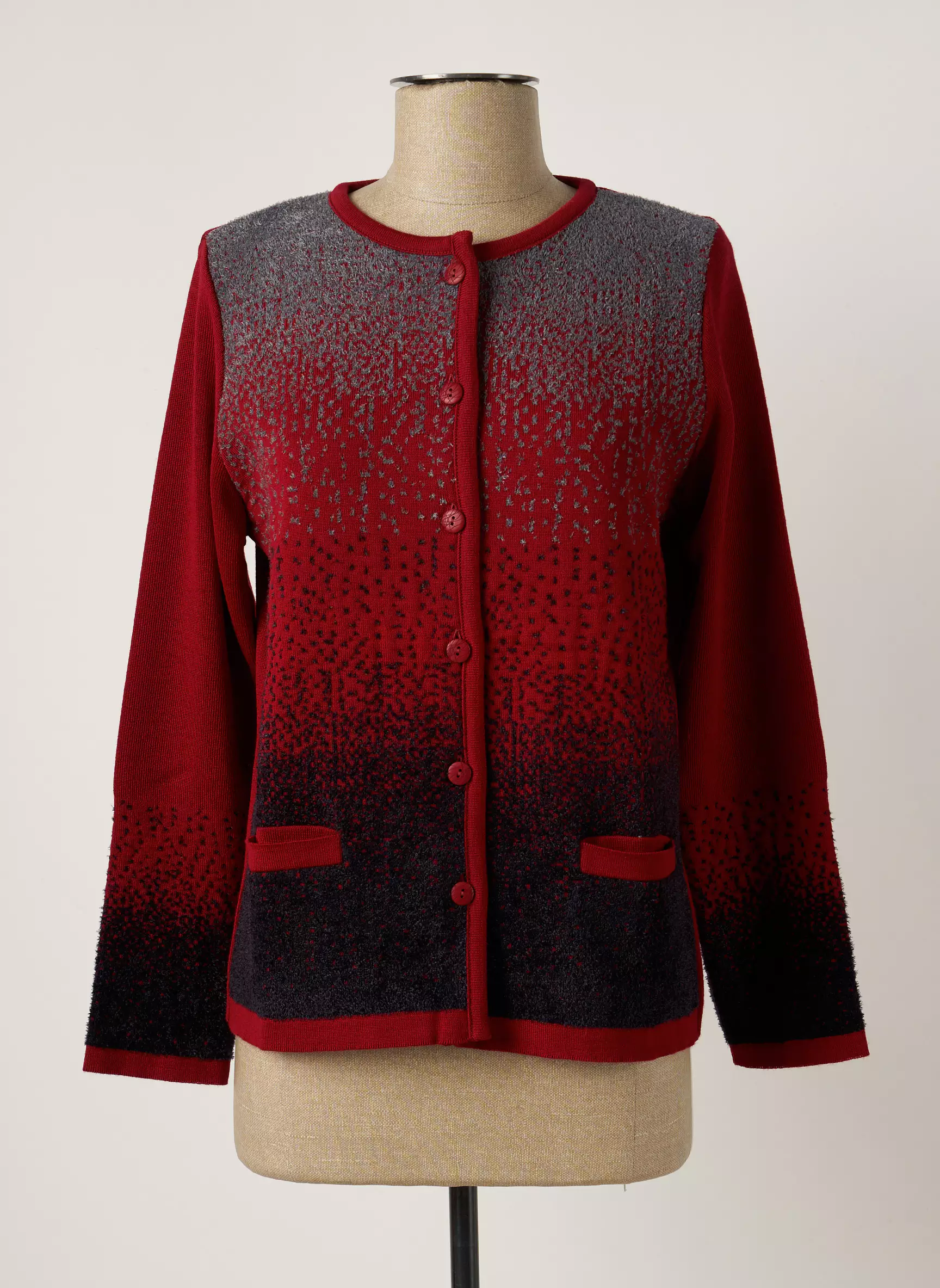 I Odena Cardigans Femme couleur rouge