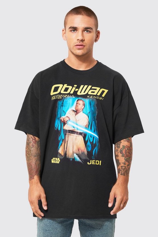 Oversize T-Shirt mit lizenziertem Star Wars Obi Wan Print