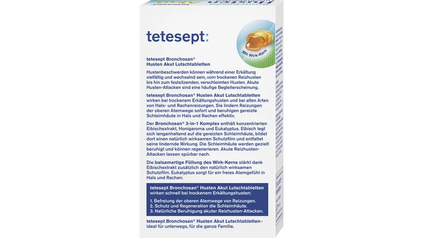 tetesept Bronchosan® Husten Akut Lutschtabletten