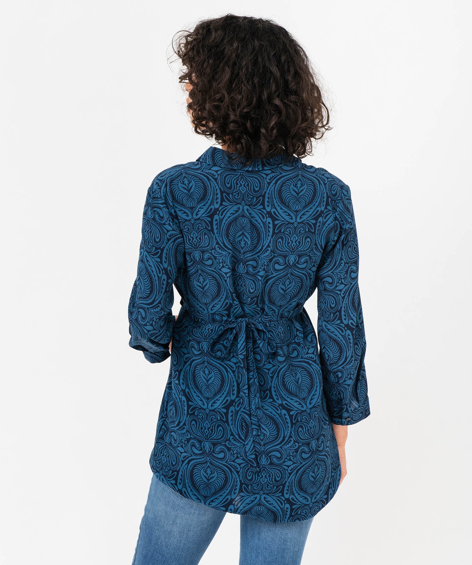 Blouse de grossesse fluide imprimée à manches 3/4 divers | GEMO