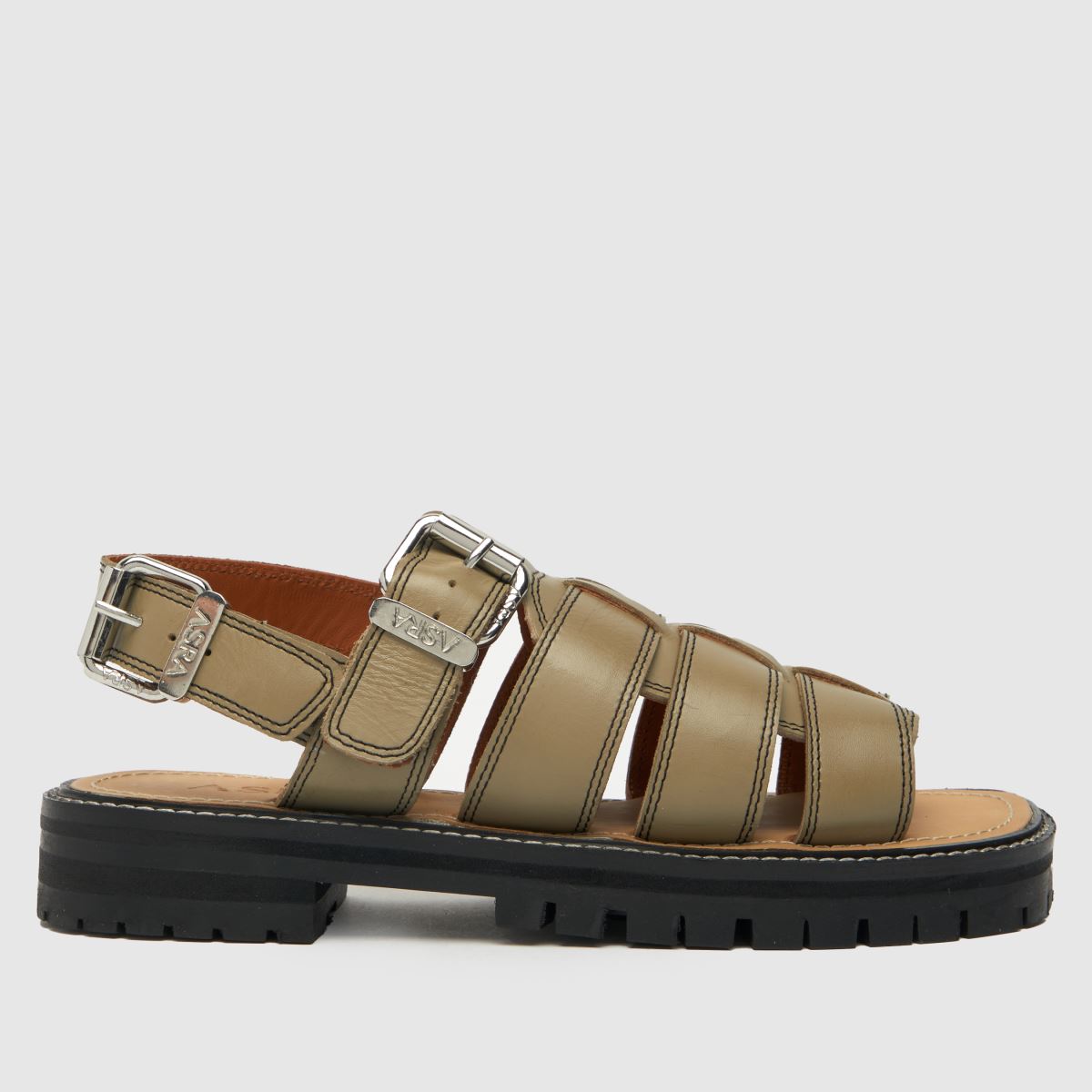ASRA – Saba-sandaler i grönt