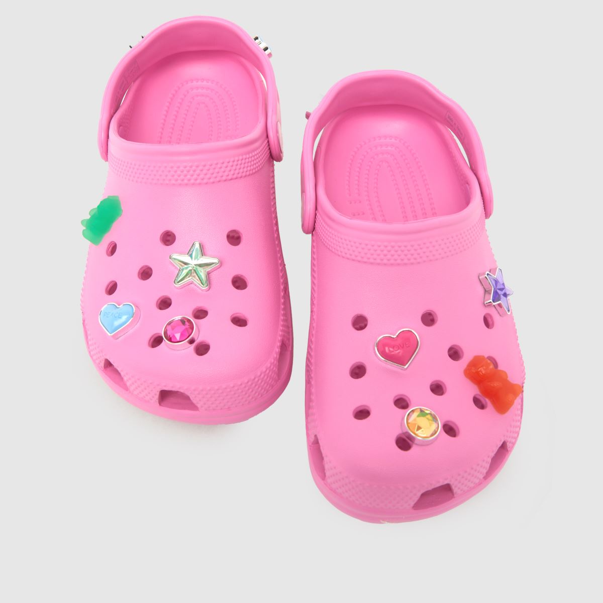 Crocs rózsaszín klasszikus édes treats klumpa lányok junior szandál