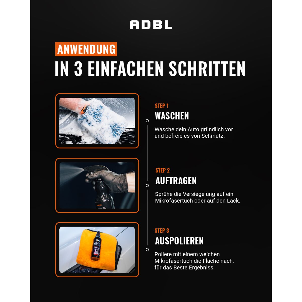 ADBL Ceramic QD Quick Detailer mit Canyon Trigger 500ml