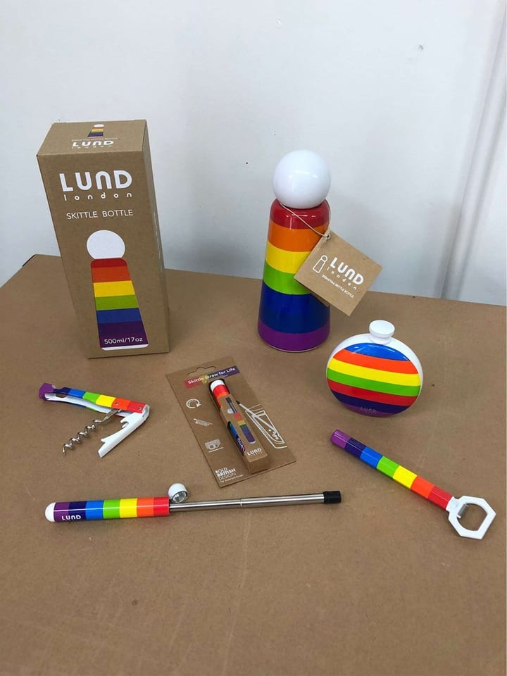 Lund Strohhalm ''Skittle'' in Silber/ Bunt - (L)11,5 cm günstig kaufen onesize