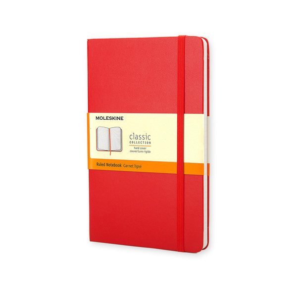 MOLESKINE NOTIZBUCH LINIERT POCKET DIN A6 ROT - Notizbuch