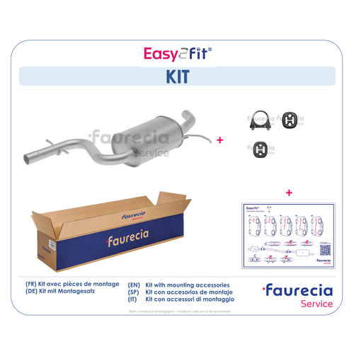 FAURECIA MITTELSCHALLDAEMPFER FS80496 - ATU
