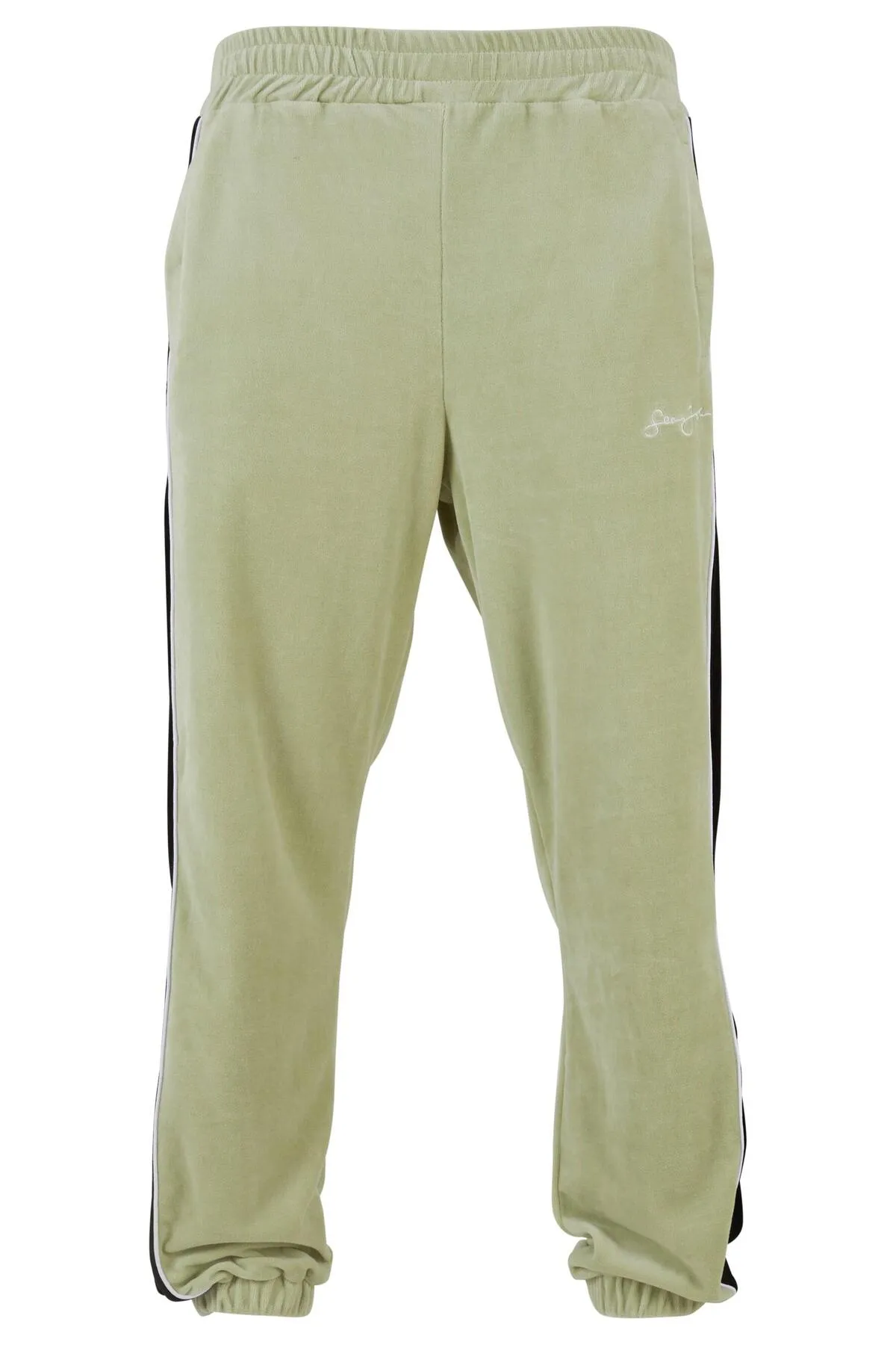 Sean John  Unisex JM221-012-02 SJ Script Logo Colorblock Samt Jogginghose