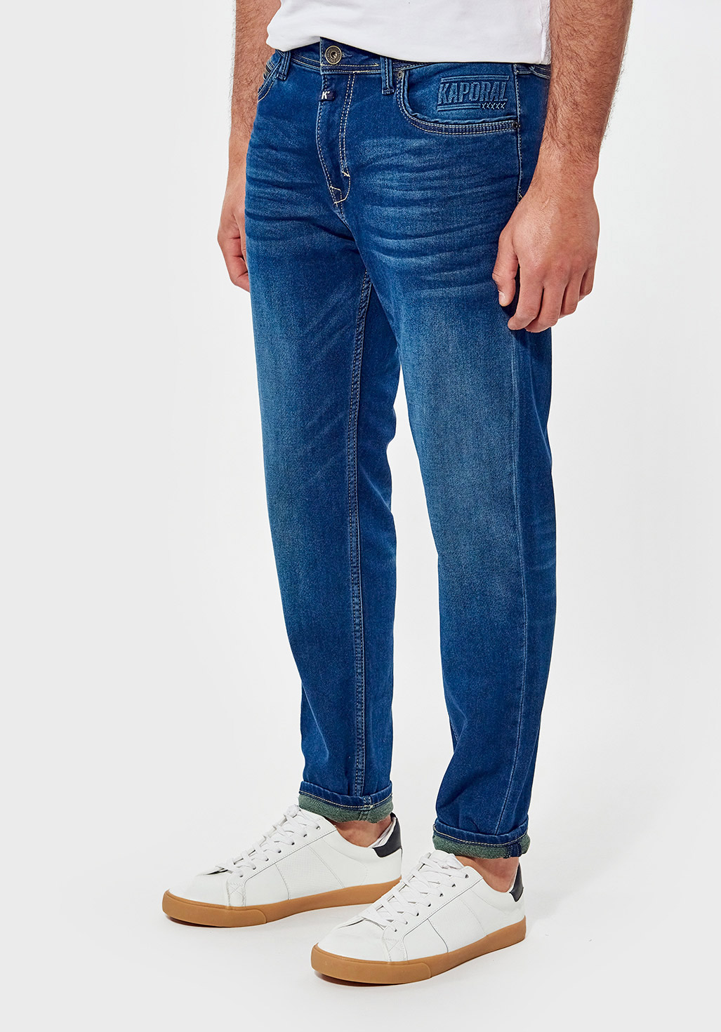 APEX  Jean slim bleu Homme délavé