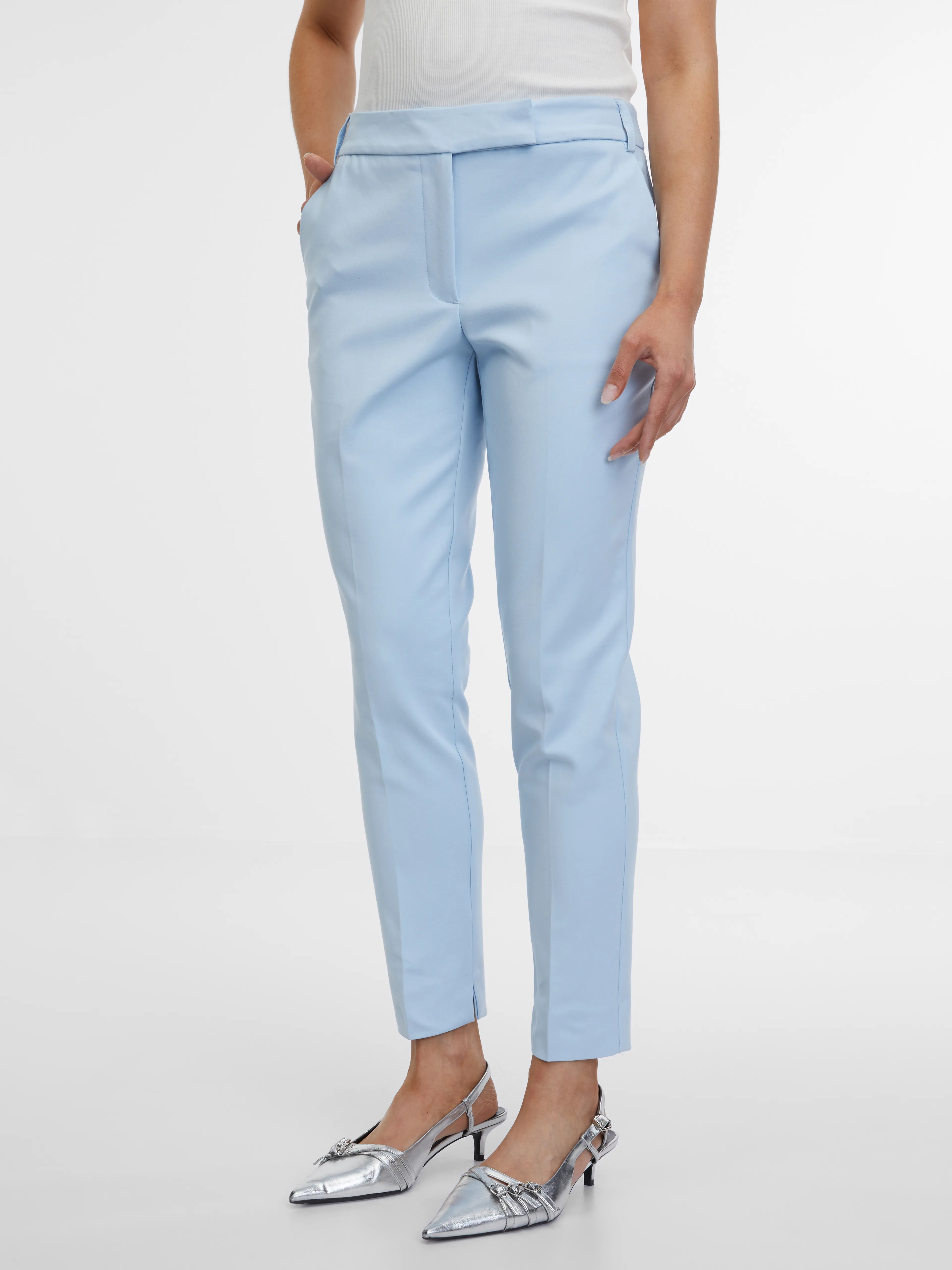 Hellblaue Damenhosen ORSAY