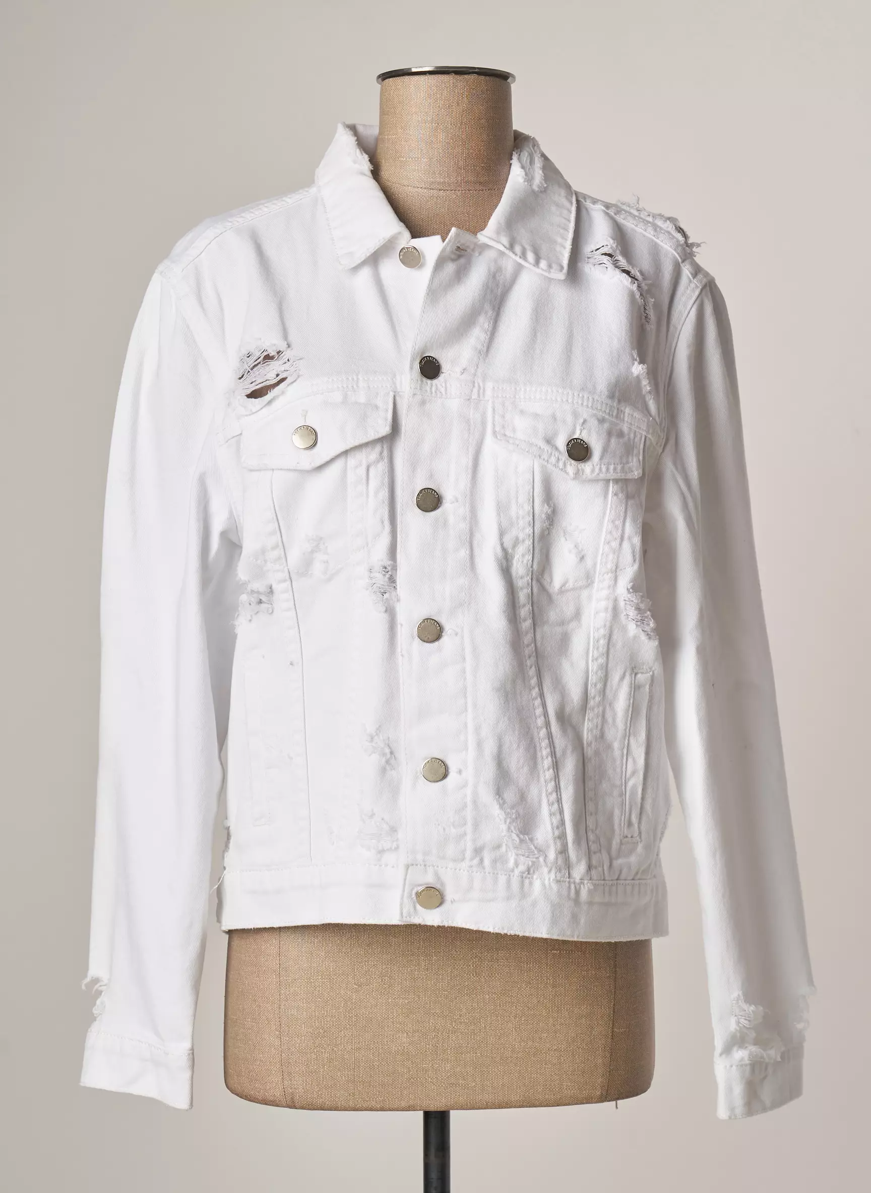 Au Soleil De St Tropez Vestesenjean Femme couleur blanc