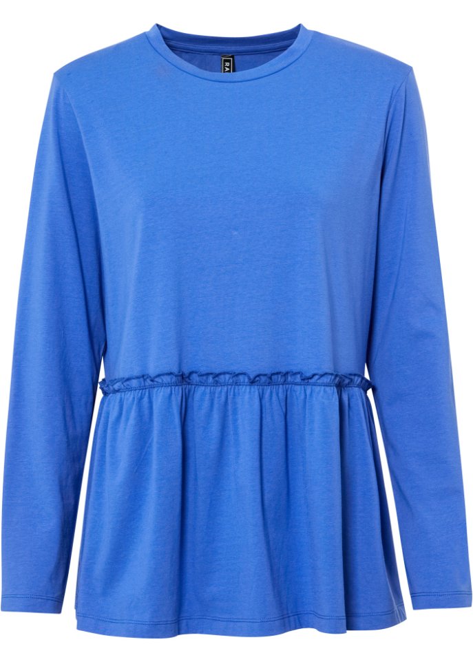 Langarmshirt mit Schößchen