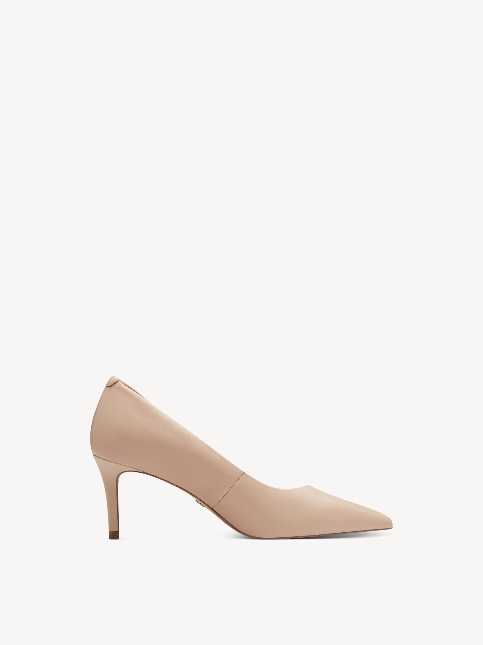 Escarpin en cuir - beige