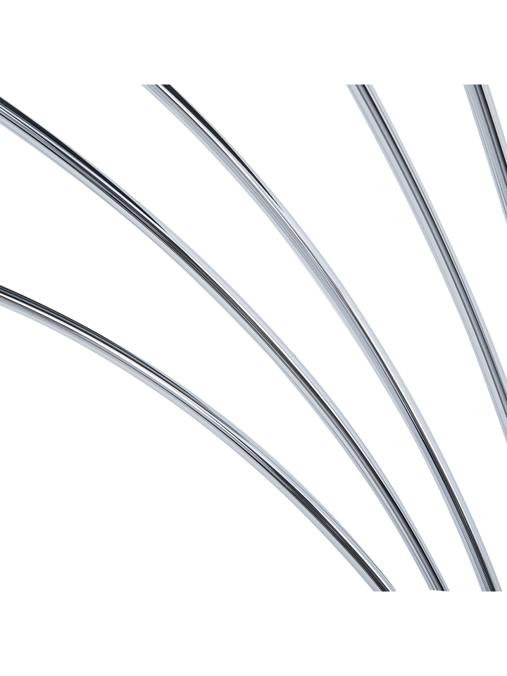 Beliani Stehleuchten FLINDERS in Silber/Schwarz - (W) 100 x (H) 212 x (L) 100 cm günstig kaufen onesize