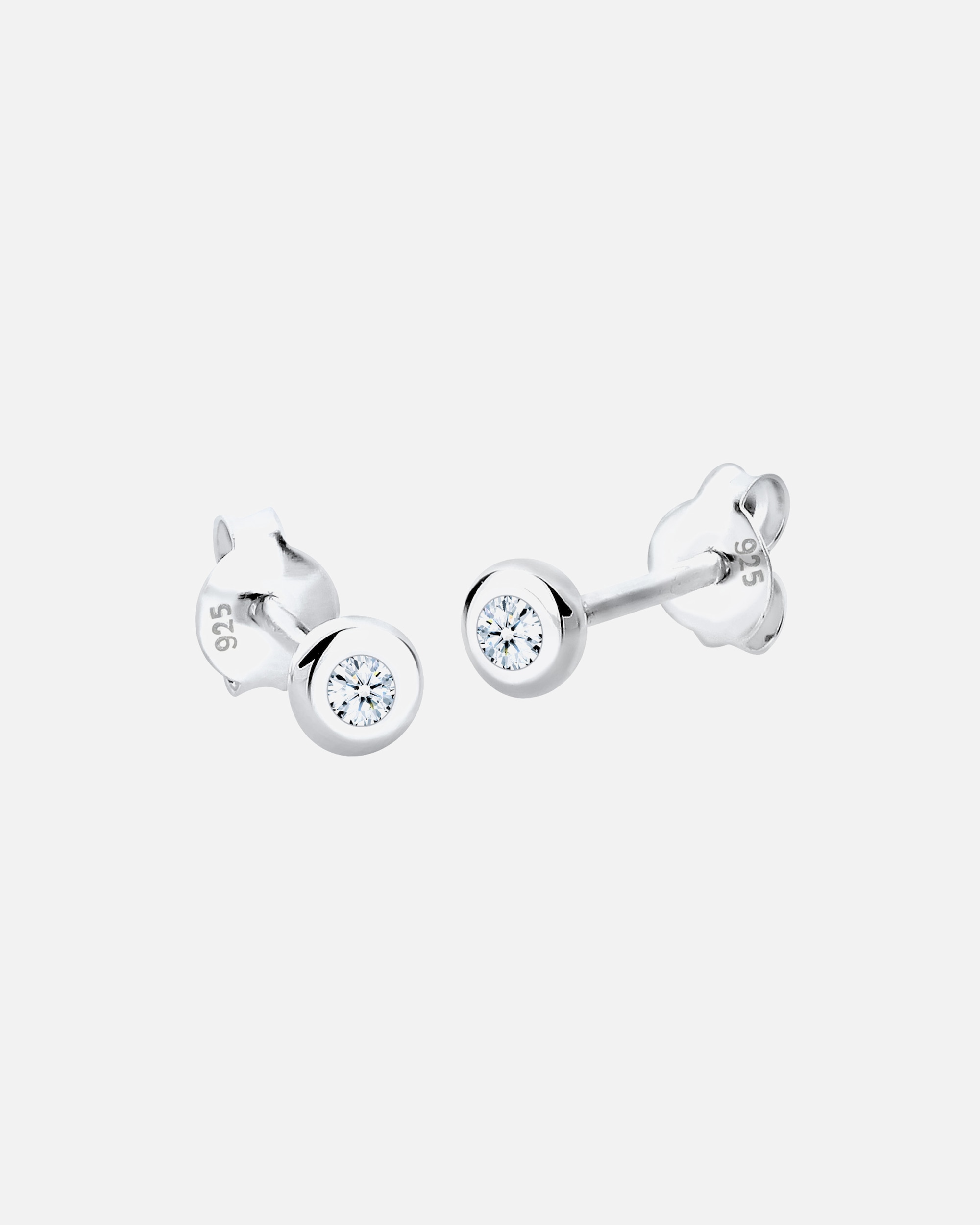 Elli DIAMONDS Basic Diamant (0,06 ct.) 925 Sølv Gaveidé