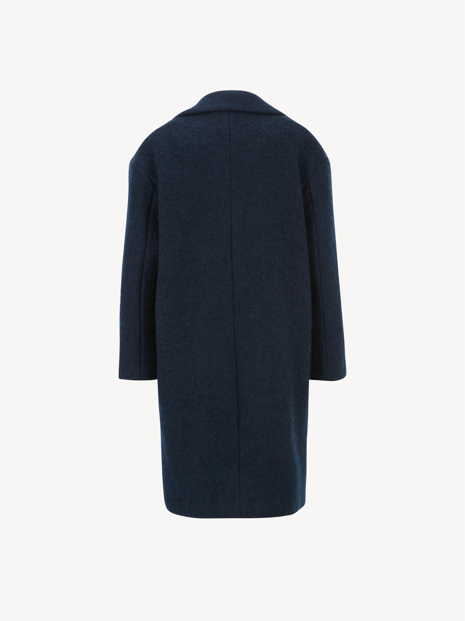 Manteau en laine - bleu doublure chaude