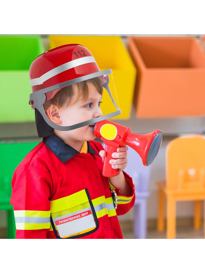 relaxdays 2 x Feuerwehrhelm in Rot günstig kaufen onesize