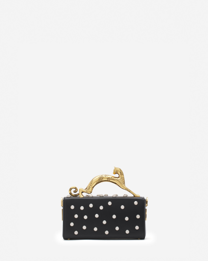 SAC PENCIL CAT NANO EN CUIR AVEC STUDS
