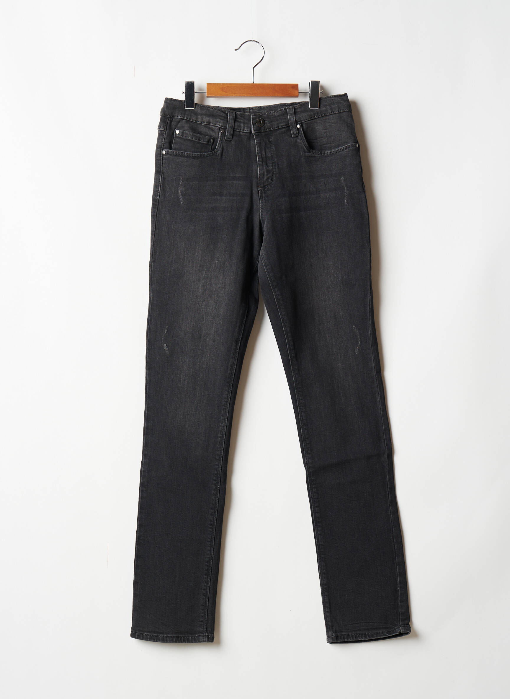 Stooker Jeans Coupe Slim Fille couleur gris