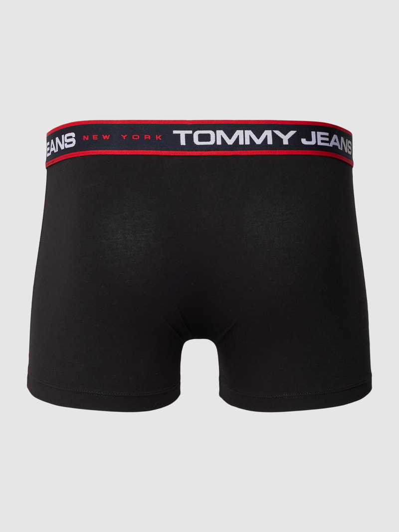 Trunks mit Label-Stitching Modell 'NEW YORK' im 3er-Pack in schwarz