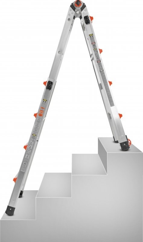 Scară telescopică pliabilă Little Giant 48414102 Velocity, 4x5 trepte
