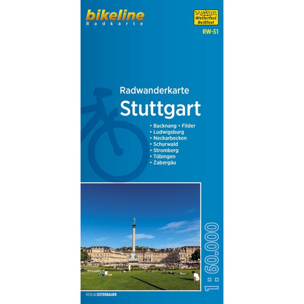 Bikeline Radwanderkarte Stuttgart 1 : 60 000 - Fahrradkarte