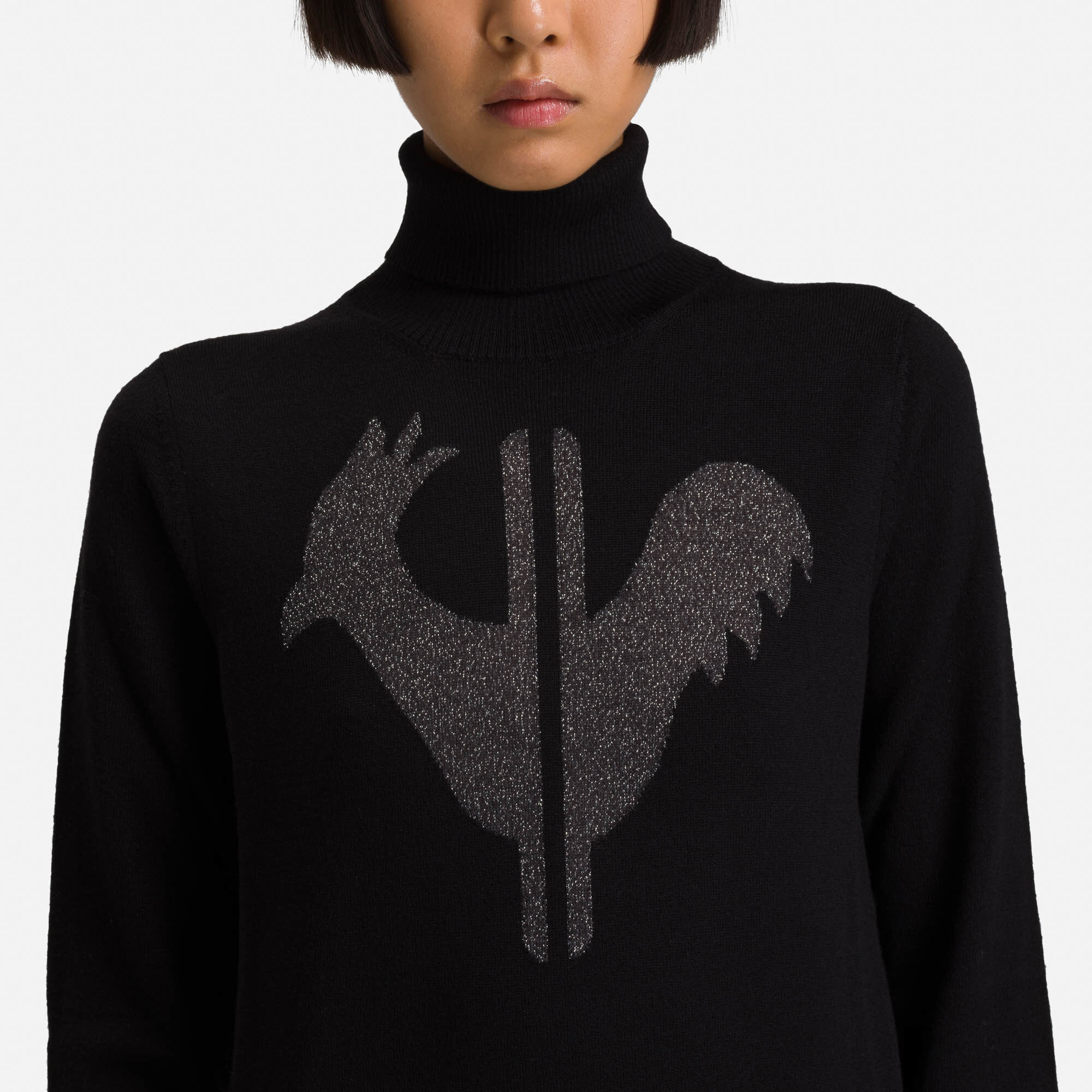 Pull à col roulé Classique Femme