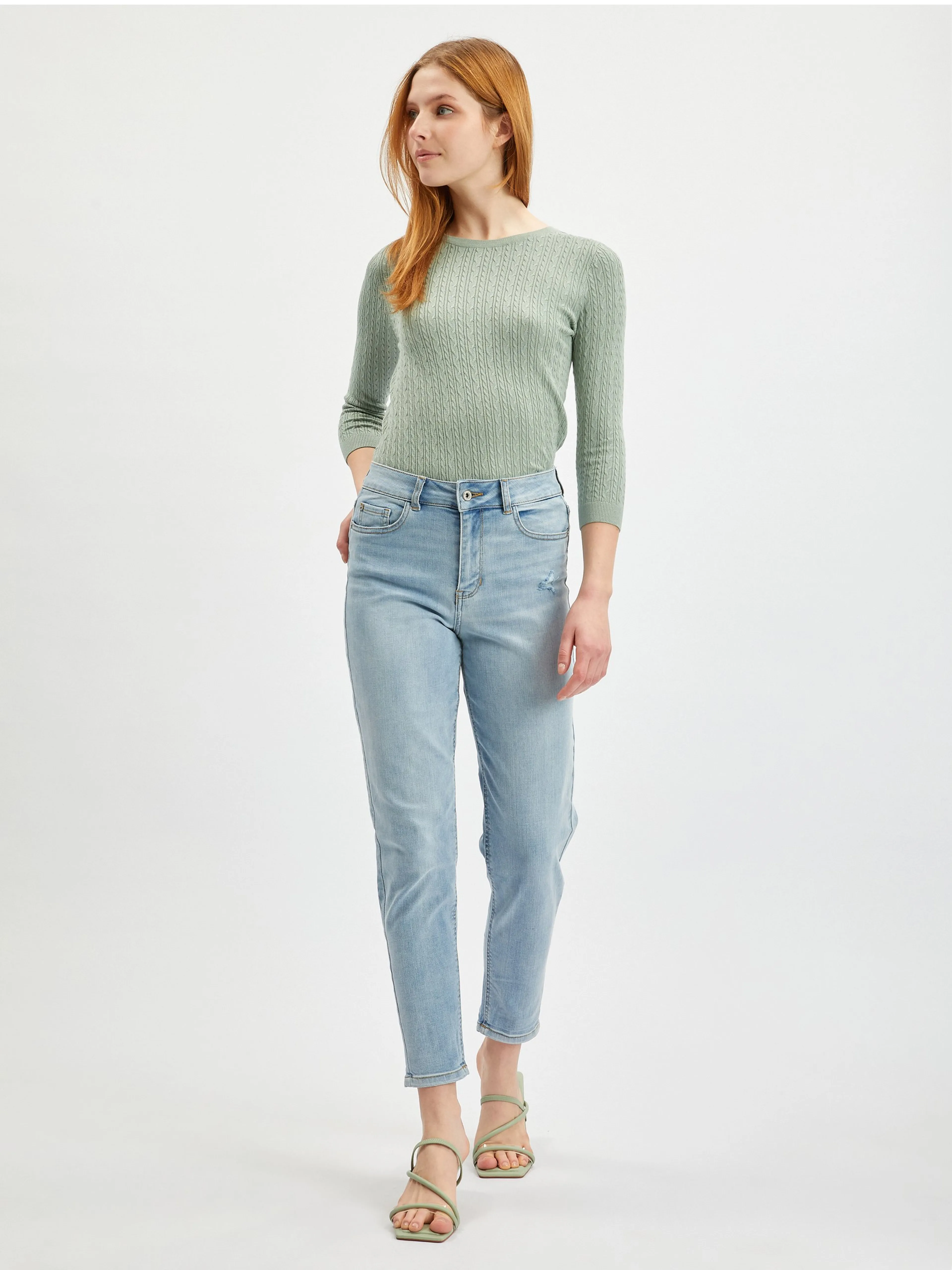 Hellblaue Mom Jeans für Damen ORSAY