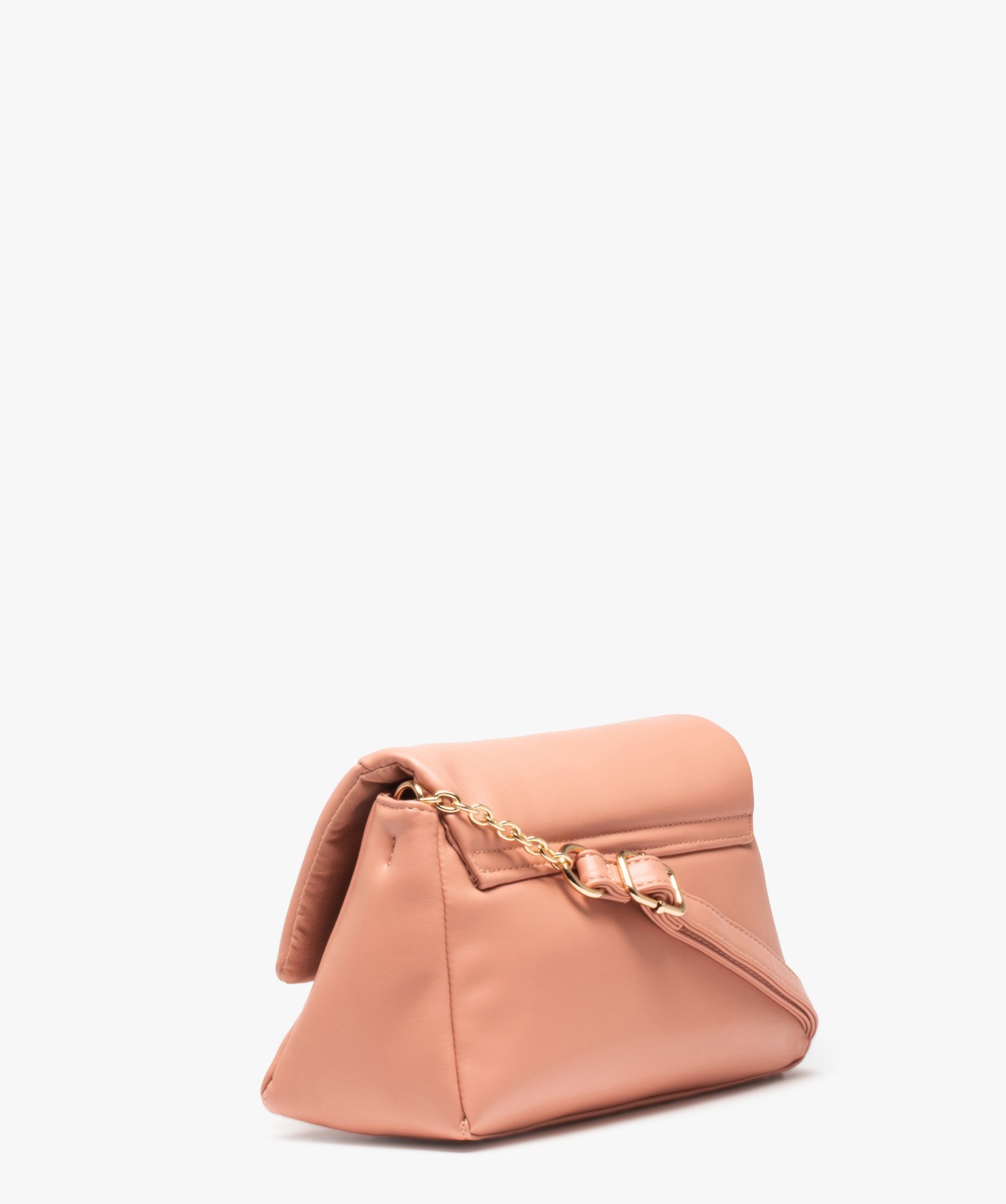 Sac besace petit format souple orange clair | GEMO