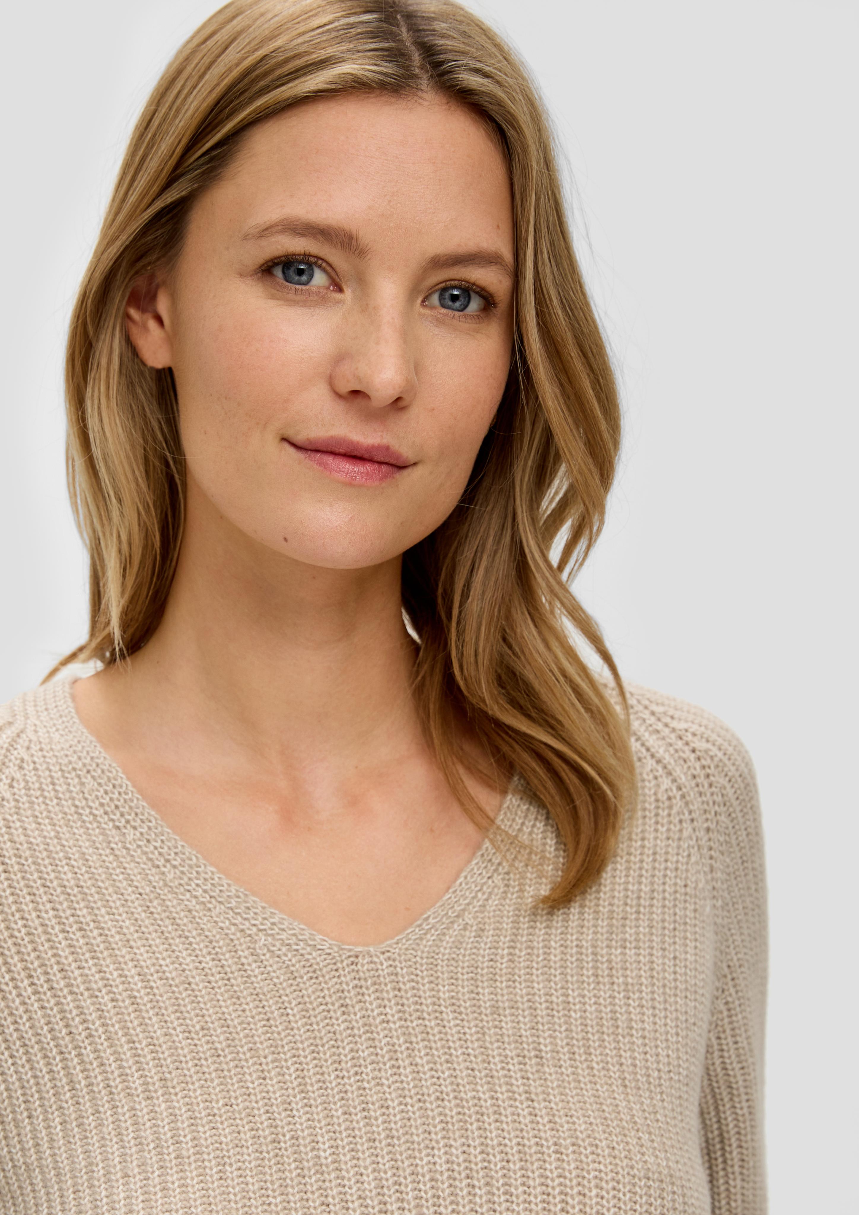 Strickpullover mit Rippstruktur  2139077-8095